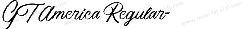 GT America Regular字体转换